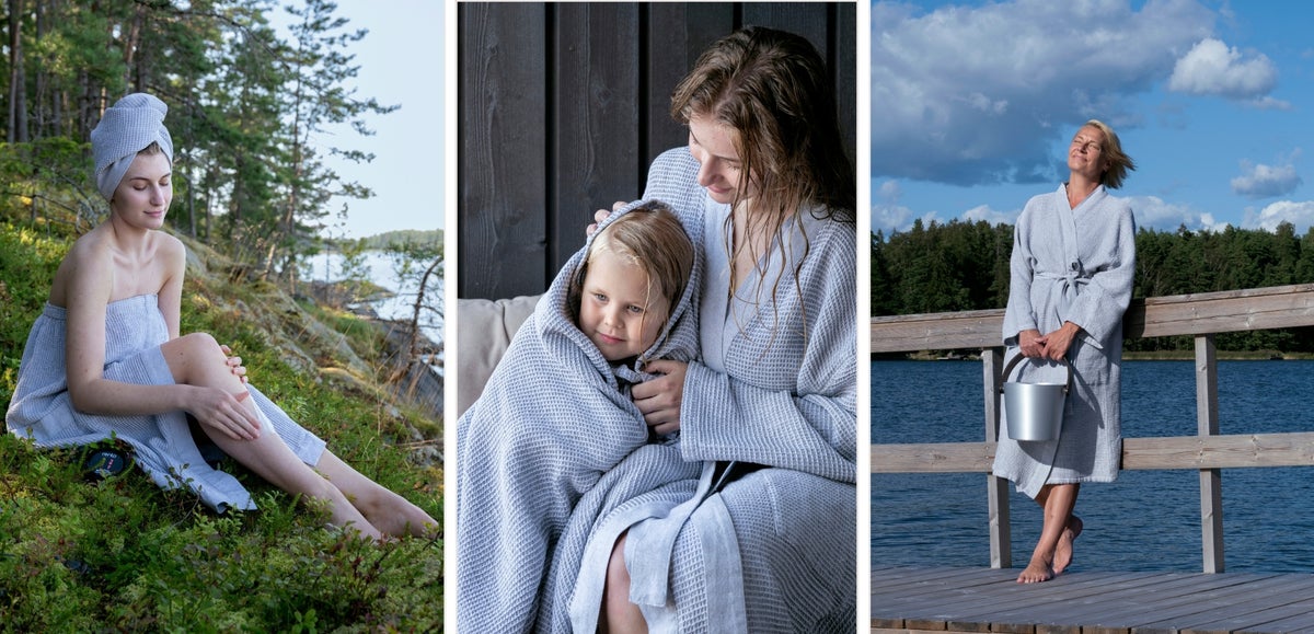 New color for Rento Kenno sauna textiles &ndash; a harmonious light shade