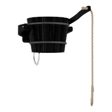 SAWO Shower Bucket 18 l, black