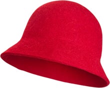 Traditional sauna hat - Made in Finland - Red Wool Felt - Huopatehdas J.Alho
