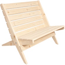 EcoFurn DoubleGranny Chair, untreated pine