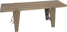 120 cm grey-oiled EcoFurn EcoBench made from ash.