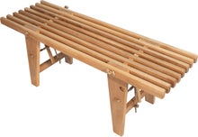 120 cm wide EcoFurn EcoBench made from oiled oak.
