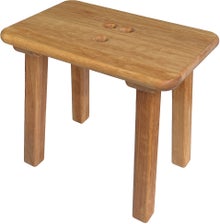 EcoFurn Jaakko 40 cm Stool made from oiled alder.