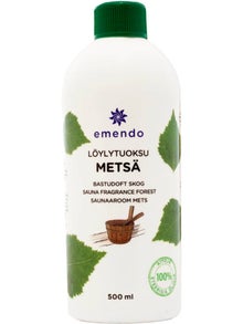 Emendo Forest sauna scent in a 500 ml bottle.