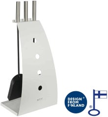 Fire place tool kit HTT Pine, White