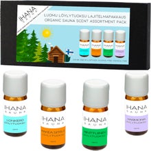 IHANA Sauna Scent Fresh & Fruity Collection Gift Set 4 x 15 ml