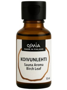 Osmia Birch Leaf sauna scent in 50 ml bottle.