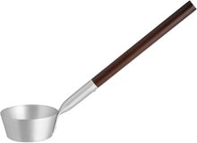 Rento Sauna Ladle aluminium, dark bamboo