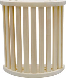 Saunia sauna lampshade made of aspen.