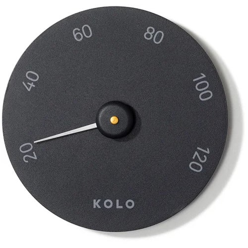 KOLO Sauna Thermometer, black
